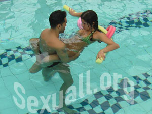 Position de Sexe Flottante Frontale